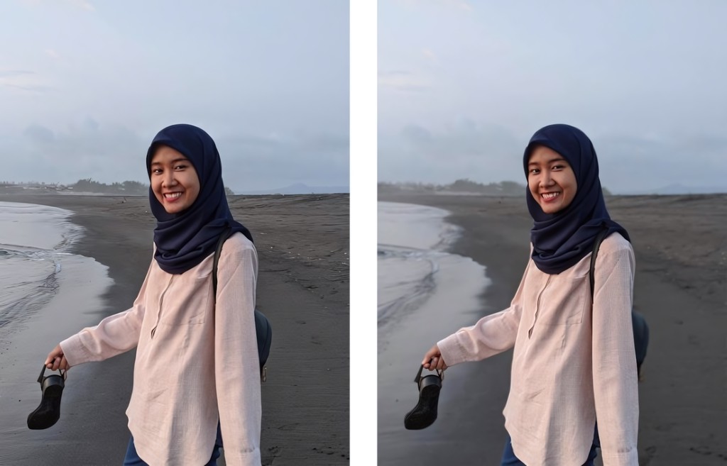 Contoh hasil Portrait Mode di ponsel Xiaomi menggunakan Google Camera