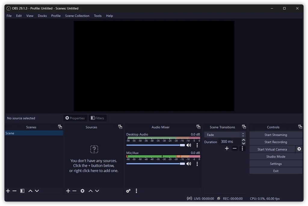 Catppuccin theme for OBS Studio