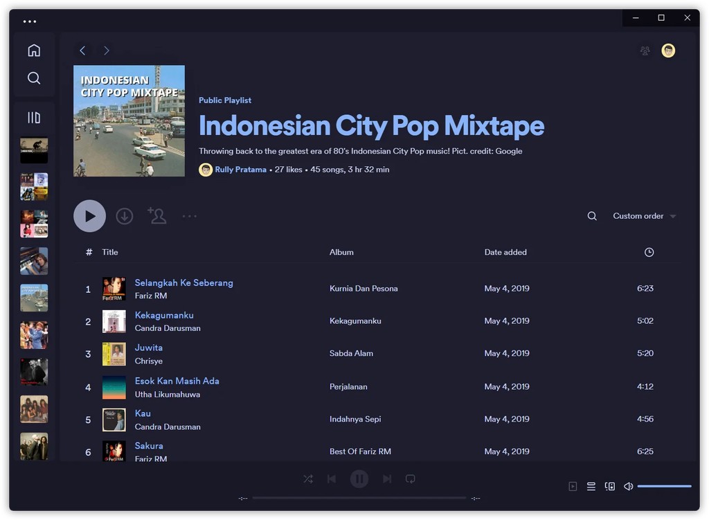 Catppuccin theme for Spotify