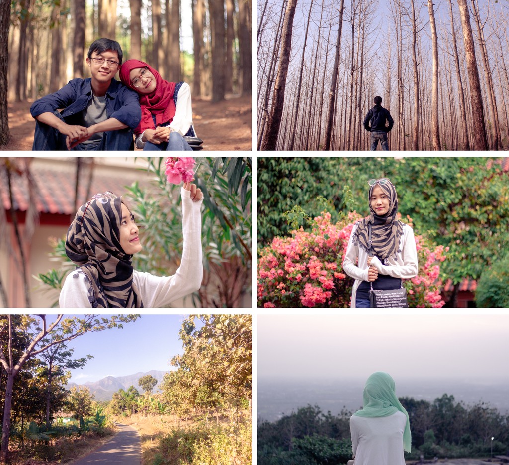 Various photos taken using different cameras and lighting condition, edited using Cinnamon ND Lightroom preset